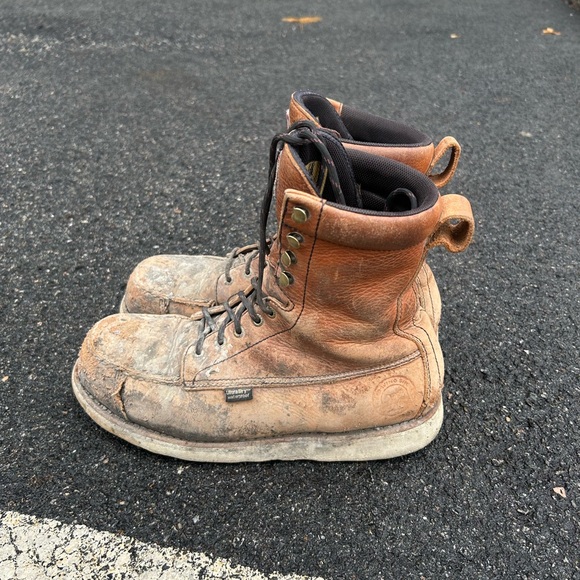 Irish setter wingshooter ST 8 inch mic toe safety toe boots size 10 - Picture 2 of 8
